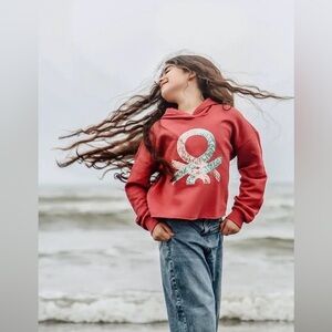 United Colors Of Benetton Kids Fuchsia Hoodie